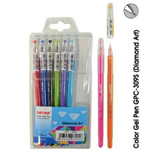 

Gelpen Diamond Art set 8 warna Joyko 309S