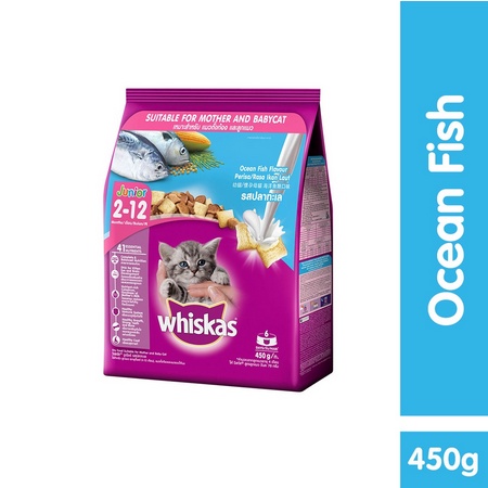 Whiskas Junior 450gr Makanan Kering Dry Food