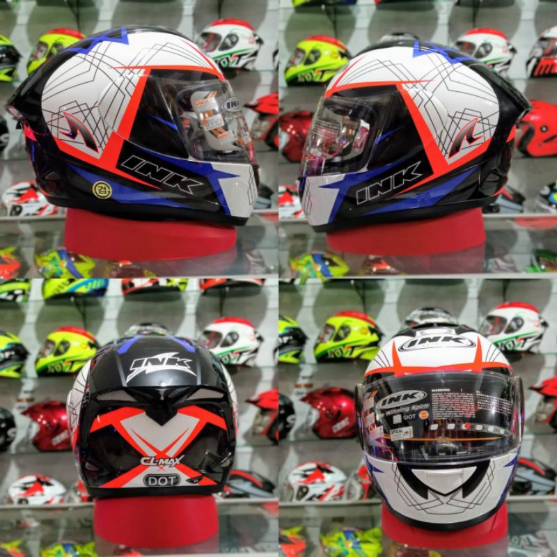 HELM INK CL-MAX NEW MOTIF SOLID SERIES 100% ORIGINAL SNI-DOT-8