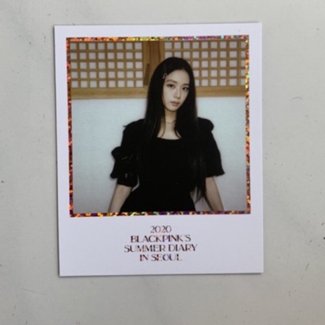 POLAROID JISOO BLACKPINK SUMMER DIARY