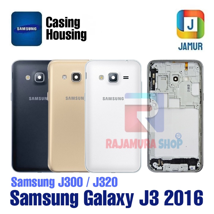 CASING SAMSUNG GALAXY J3 2016 FULLSET CASING SAMSUNG J300 CASING SAMSUNG J320 HOUSING SAMSUNG J300 H