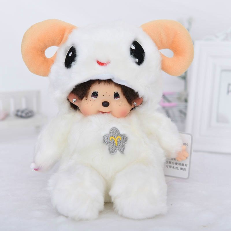 Monchhichi Plush Doll Kawaii 12 Constellation Design Stuffed Toy Kids Gift