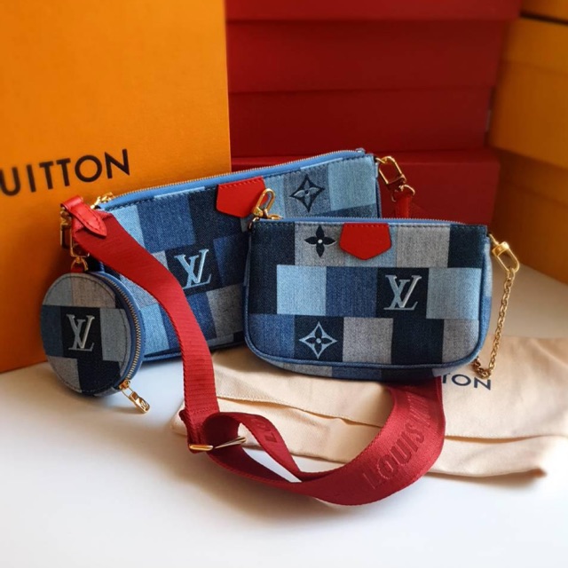 LV multipochette denim