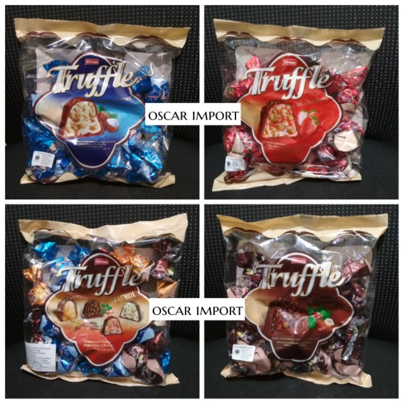 ELVAN TRUFFLE CHOCOLATE 400GR COKLAT ARAB TURKI TURKEY Shopee Indonesia