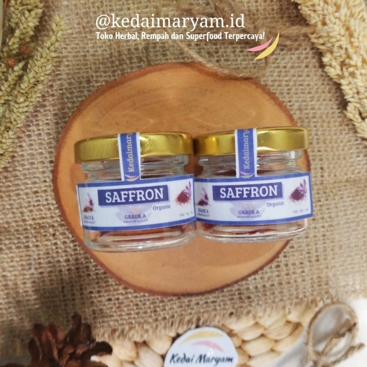 

Saffron Safron Super Negin Grade A Asli Murni 0.5 Gram 0,5 Gr