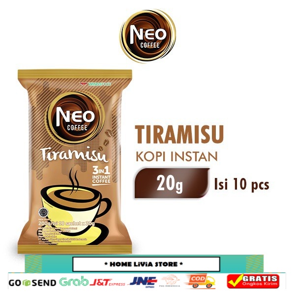 

NEO Coffee Tiramisu 10 x 20 gr