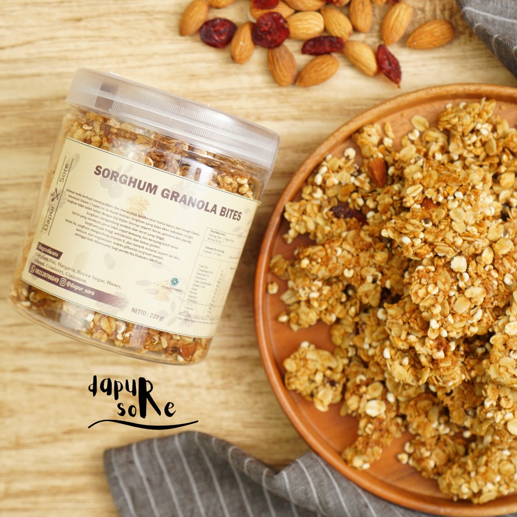 

Sorghum Granola Bites Almond Honey