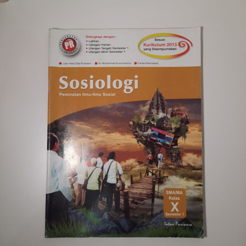 Buku LKS SMA Sosiologi Kelas 10 Semester 1 Intan Pariwara