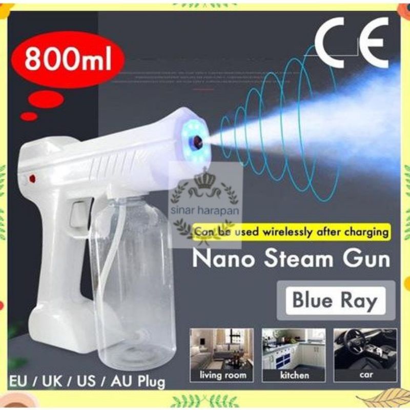 nano spray gun wairless portable Atomizer 800ML with UV rays