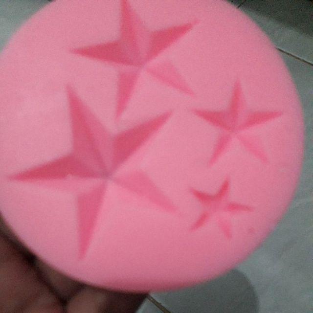 Cetakan Dengan Bahan Silikon Dan Bentuk Bintang Untuk Kue / Fondant / Cokelat