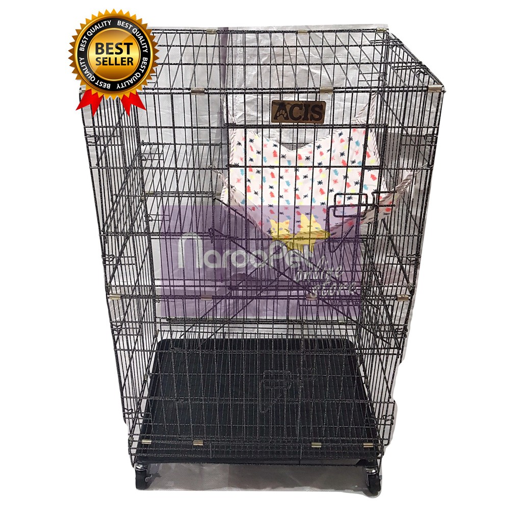 Kandang Kucing Tingkat Acis CC304 60x43x100cm