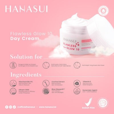 HANASUI FLAWLESS GLOW 10 DAY CREAM