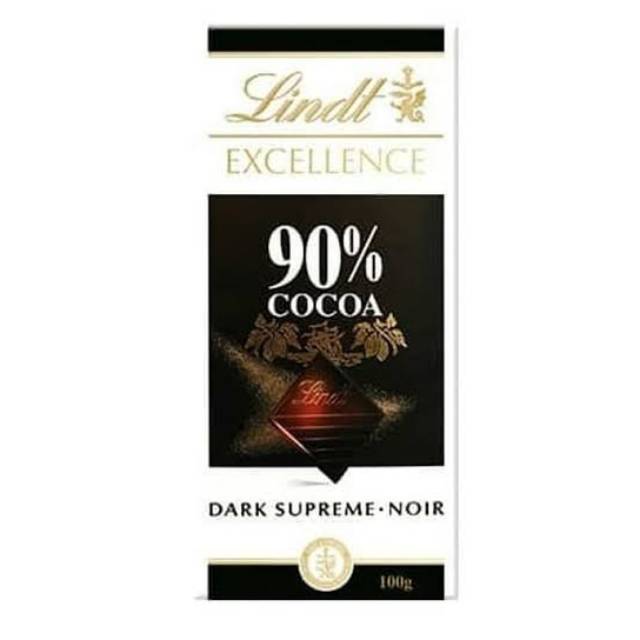 

LINDT EXCELLENCE DARK CHOCOLATE 90% - COKELAT LINDT ORIGINAL IMPORT