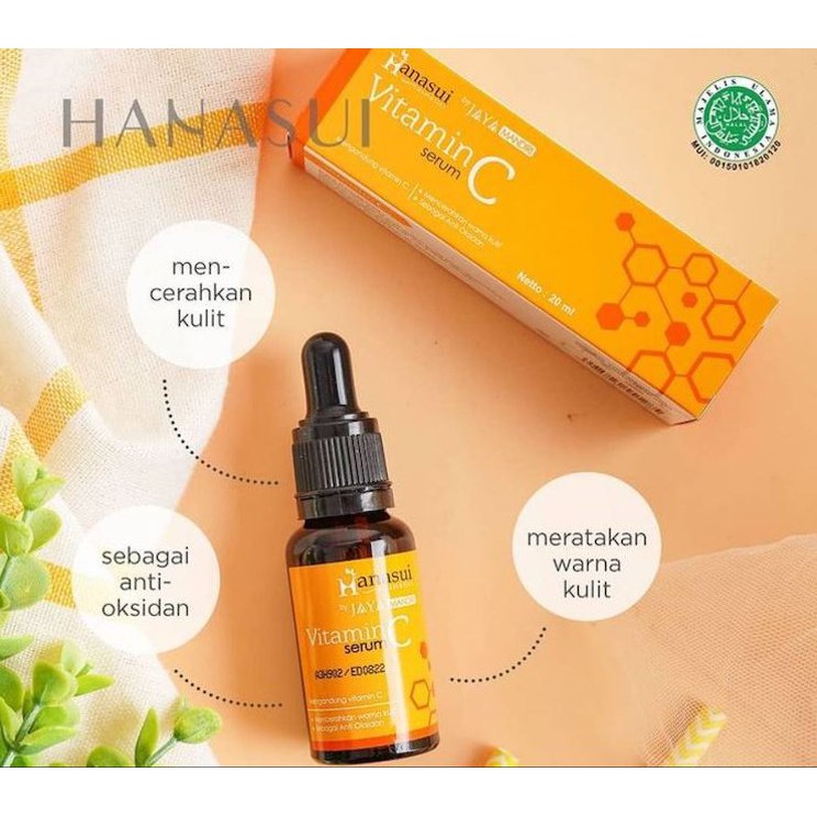 SKIKI91 - SERUM VITAMIN C (KUNING) BPOM HANASUI JAYA MANDIRI / ORIGINAL