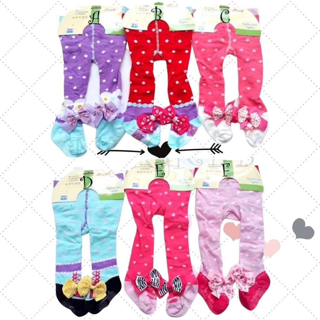 Legging Pita Bintik  Bayi Perempuan Fashion Bayi Cewek Murah M586  Impor GK