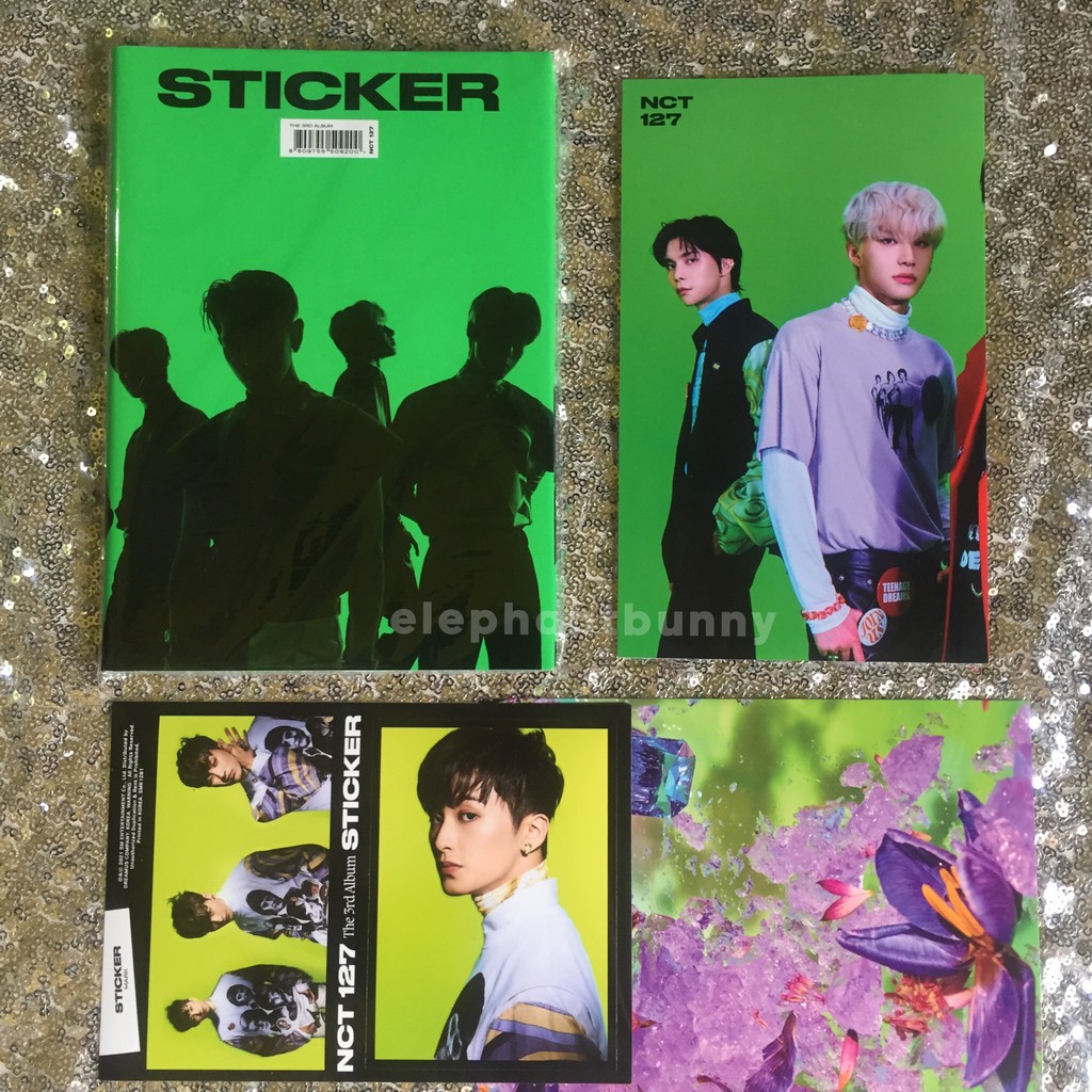 ALBUM NCT 127 STICKY VER + STICKER MARK + POSTCARD + FOLDED POSTER