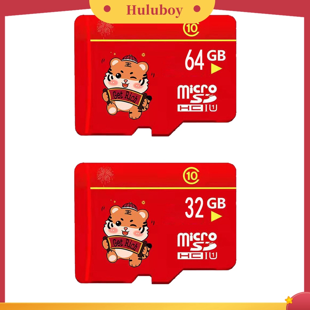 (Huluboy) Memory Card TF Flash Penyimpanan SD Card 32GB / 64GB / 128GB / 256GB / 512GB / 1024GB Ultra Tipis Tahan Air