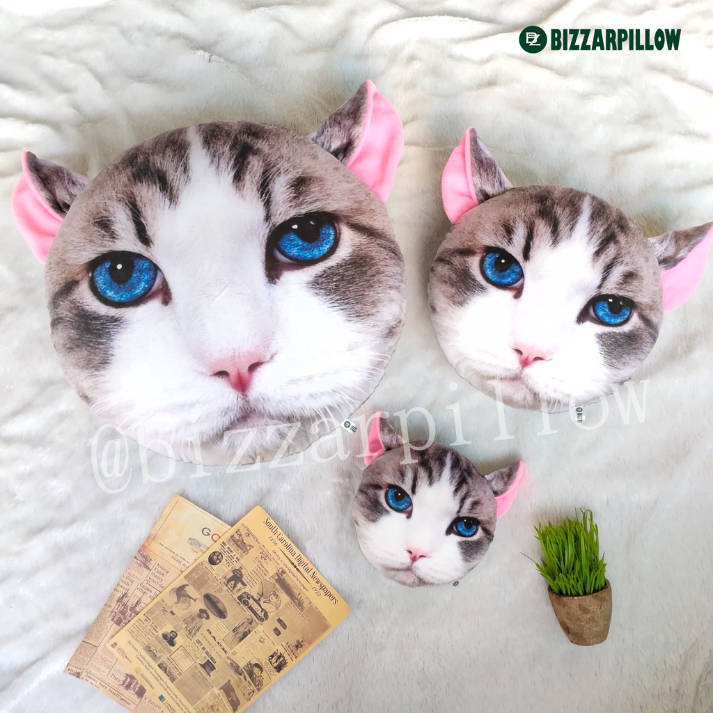 Bizzarpillow Bantal Sofa Bantal Kepala Kucing size L BZ054