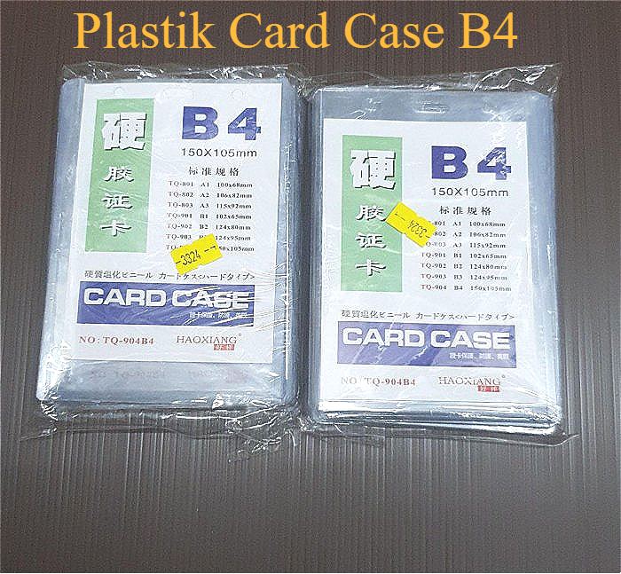 

PLASTIK CARD CASE B4 - 150X105mm (20pcs)