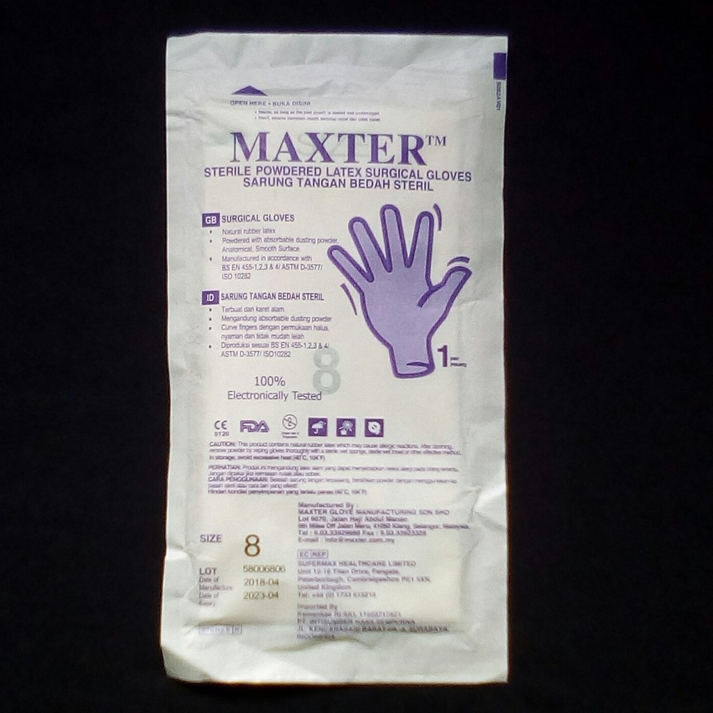 Special PROMO Sarung Tangan Bedah Steril Maxter Sterile Surgical Gloves