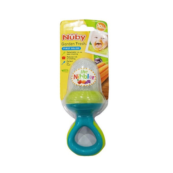 Nuby Garden Fresh Food Feeder Nibbler - Tersedia Pilihan Warna