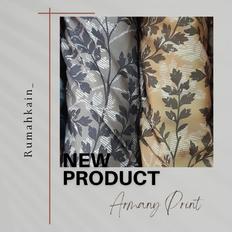 NEW PRODUCT!! Satin Armani Print/Armani Print/Satin Armani