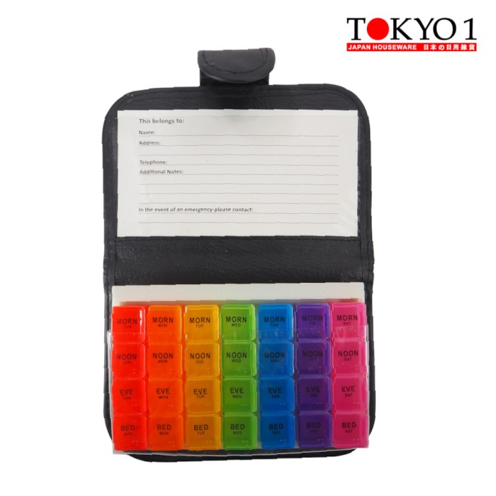 

Promo Spesial - Tokyo 1 Notebook Pill Case Tempat Obat 923780