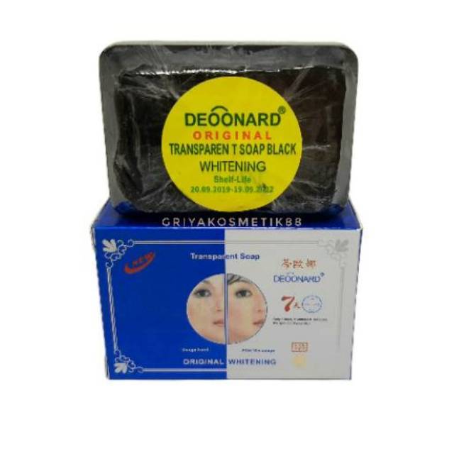 SABUN DEONARD WHITENING ORIGINAL [Hitam]