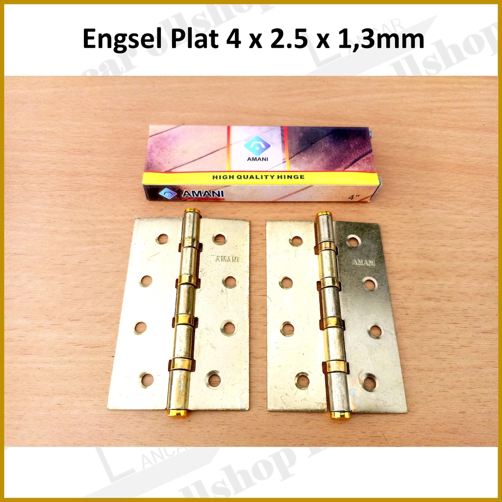 Engsel pintu plat 4 inch GP/ Engsel jendela