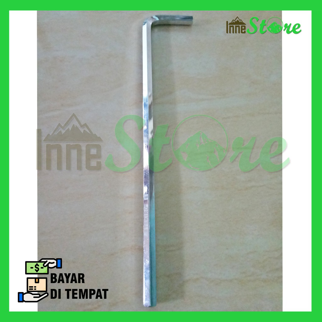 Kunci L 6mm Tekiro Hex Key Long Kunci L Tekiro 6 mm