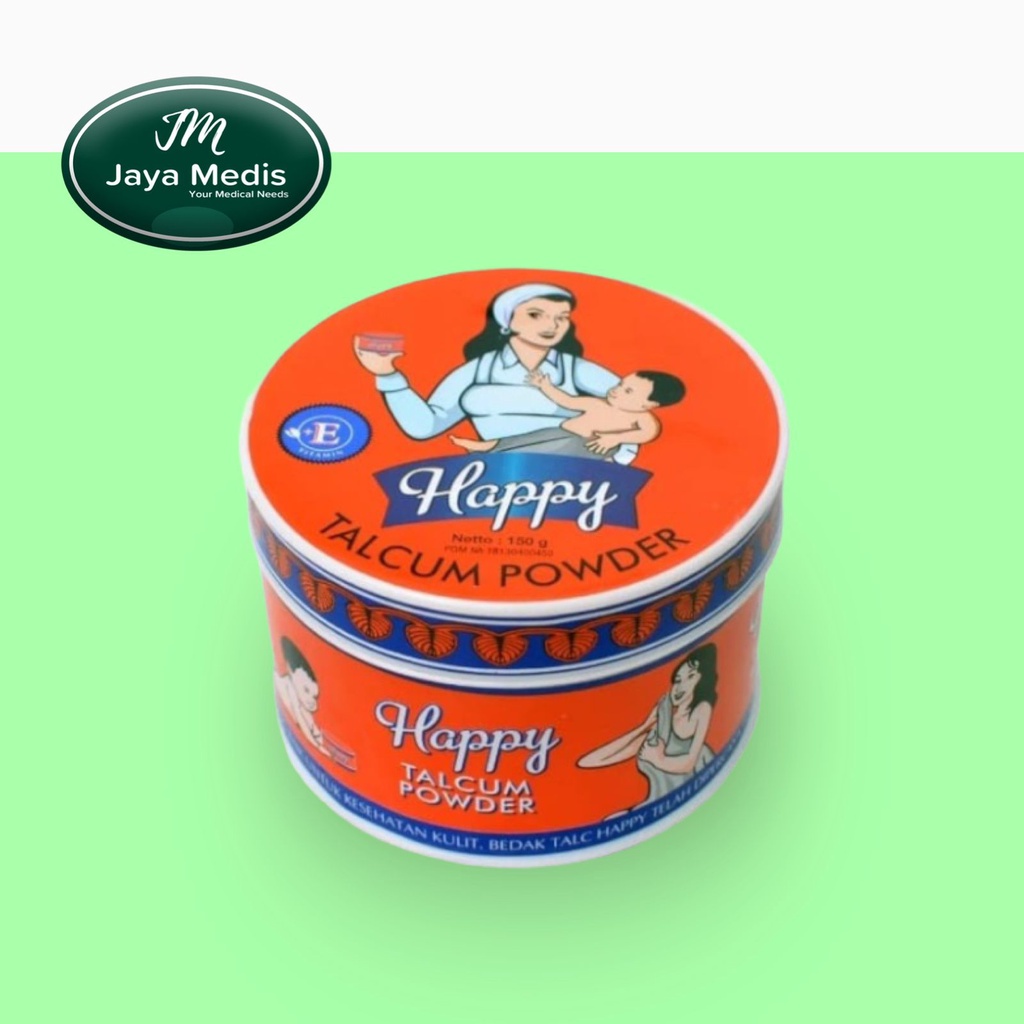 Bedak Happy Talcum Powder 150 Gram