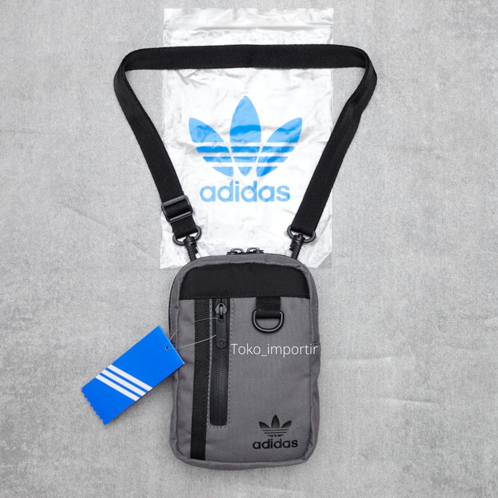 Tas Slingbag Adidas Mini Trefoil / Tas Selempang Pria Impor Mirror ORI