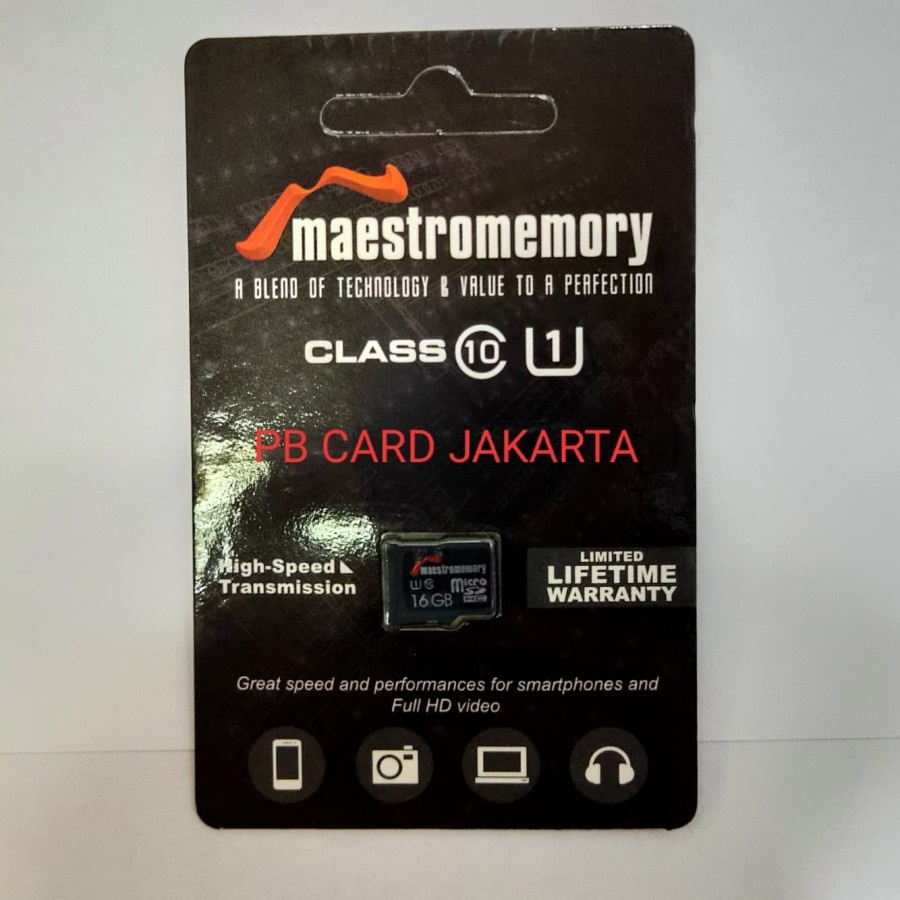 MICRO SD Maestro 8GB 16GB 32GB 64GB 128GB 256GB 512GB TURBO CLASS 10 ( COD )