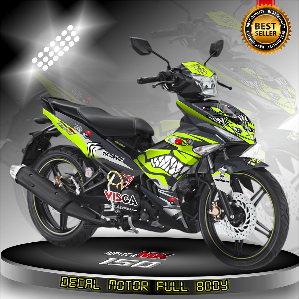 Jual Decal Mx King 150 Full Body Stiker Mx King Full Body Dekal Mx King 150 Shark Indonesia Shopee Indonesia