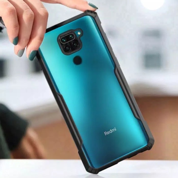 S/P- CASING Case Redmi Note 9 Shockproof Transparent Hard Back Corners Soft Slim CASE SP