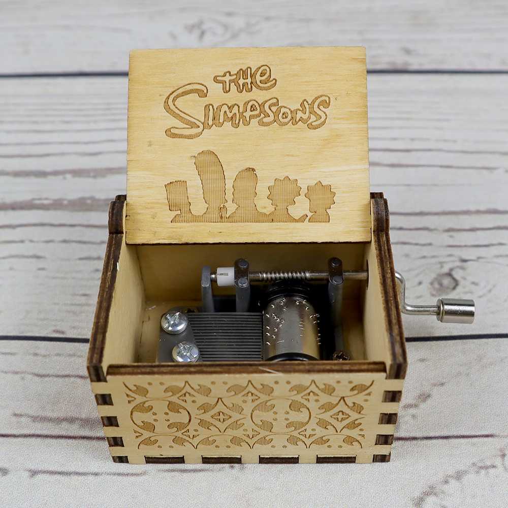 Kotak Musik Antik Wooden Music Box