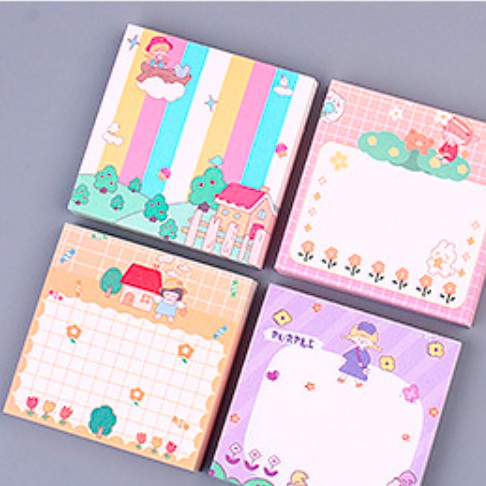 [ORGM] Memo Pad Memo Block notepad kartun warna warni lucu