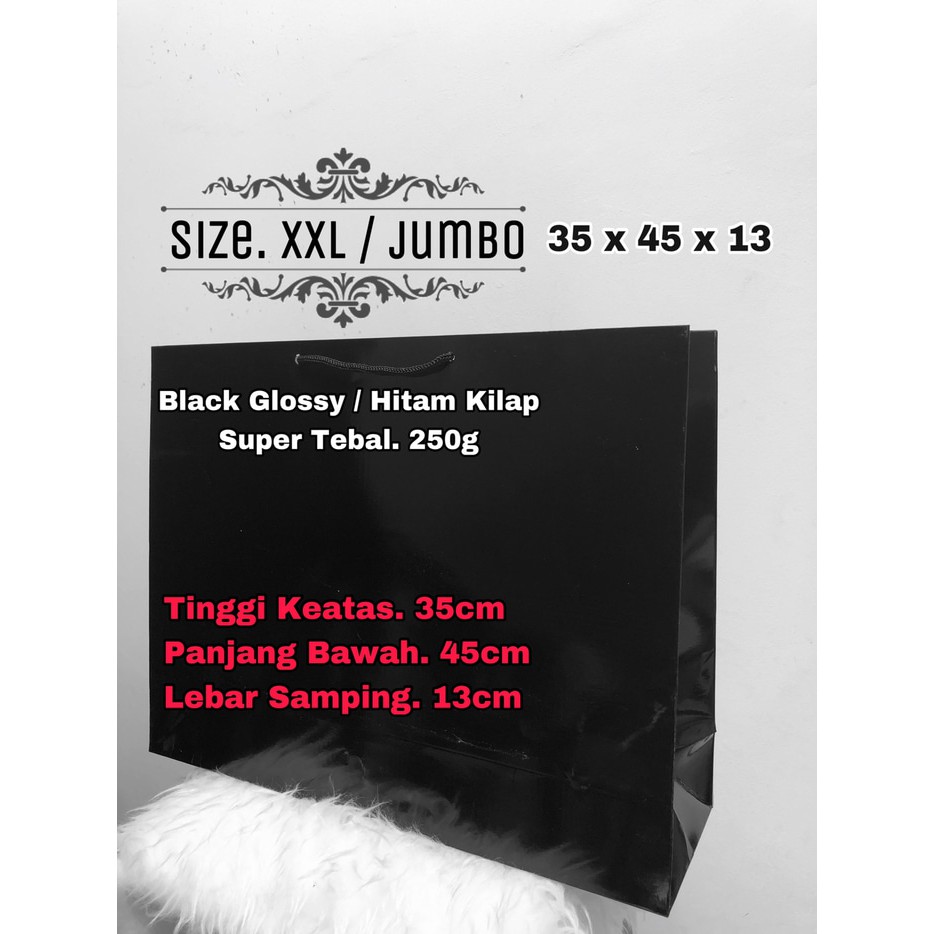 

SMS-104 paper bag / XXL Jumbo Glossy / tas kertas / paperbag / besar /