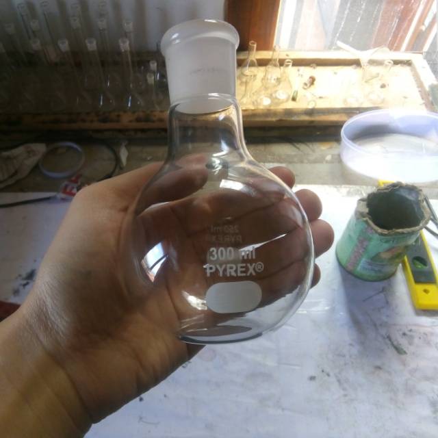 Boiling, labu didih 300 ml PYREX