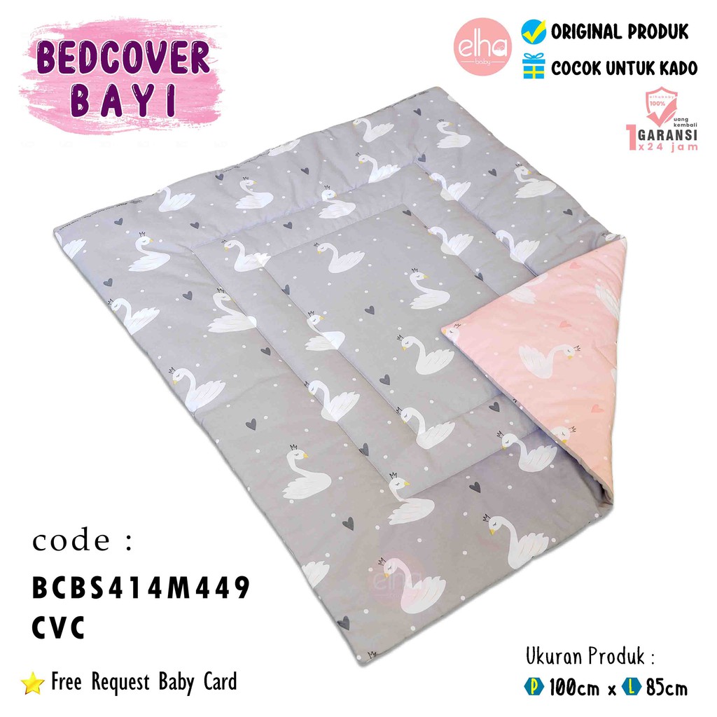 Bed Cover Selimut Baby Perlengkapan Bayi Baru Lahir Baby Bed Set Karakter Cocok Untuk Kado Lahiran-BCBS449M414CVC