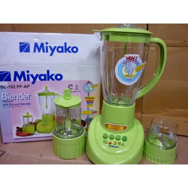 MIYAKO BLENDER BL-152 PF/AP Kapasitas 1.5 liter