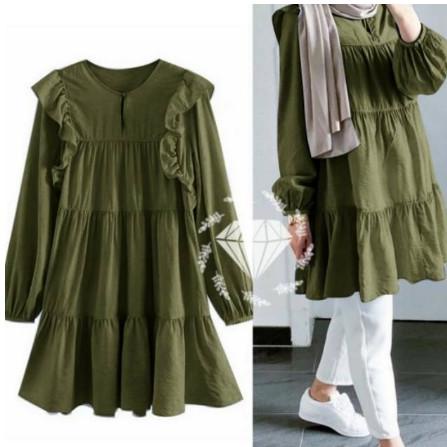 Baju Tunik Remaja Kekinian Polos Murah Terbaru 2020 / Kr tunik misnia