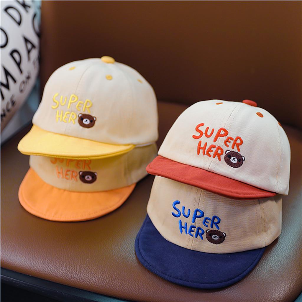 Jocoproduction - Topi Fashion Anak - Bayi Laki-laki & Perempuan Motif Super Hero Bear Pet Cute Unisex Bordir-5