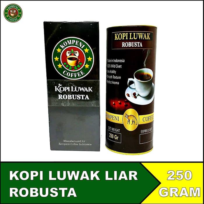 

Kopi Luwak Asli 250gr (Robusta)