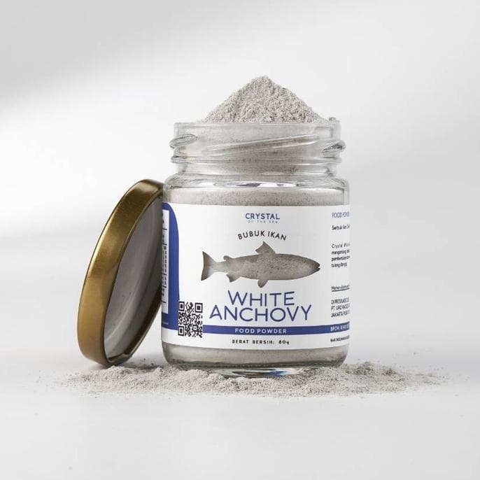 

NEW ARRIVAL - CRYSTAL OF THE SEA WHITE ANCHOVY POWDER / BUBUK TERI - 80GR