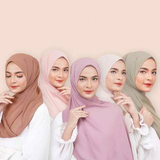 Jilbab pashmina sabyan bahan diamond Shopee Indonesia