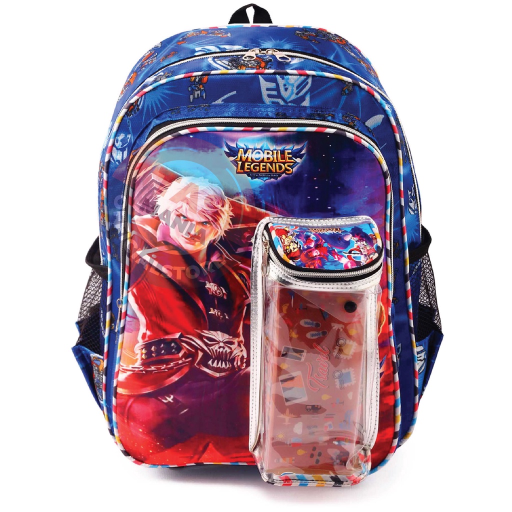 RTM - Tas Ransel Sekolah Anak RANSEL ANAK RANSEL MOBILE LEGEND , FREE FIRE , BOBOIBOY TAS ANAK TUBE