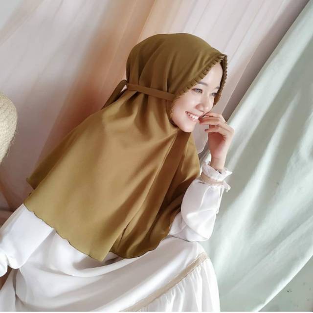 BERGO SARAH LIPIT DIAMOND JILBAB INSTAN BERGO SARAH LIPIT DIAMOND