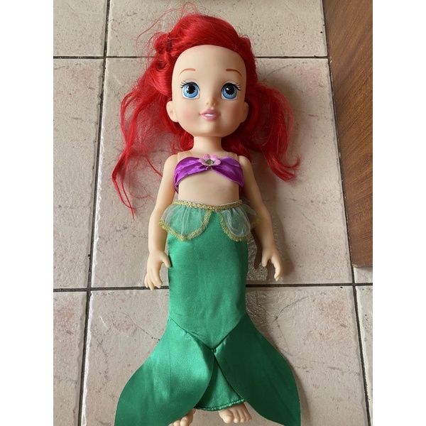 boneka mermaid original disney store preloved