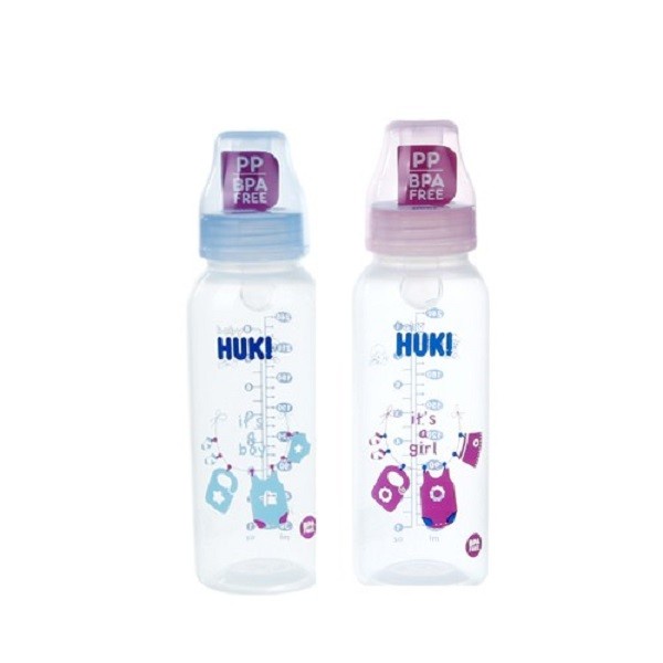 HUKI Baby CI0334 Botol Huki PP BP Caracter B 240 ml
